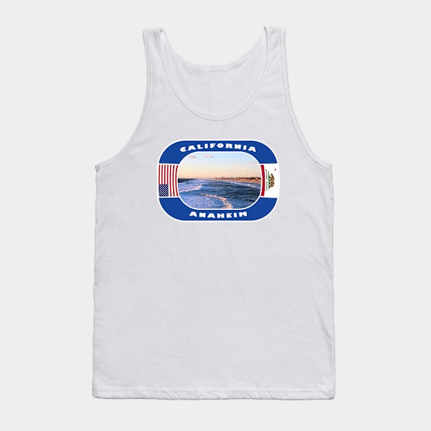 California, Anaheim City, USA Tank Top by DeluxDesign